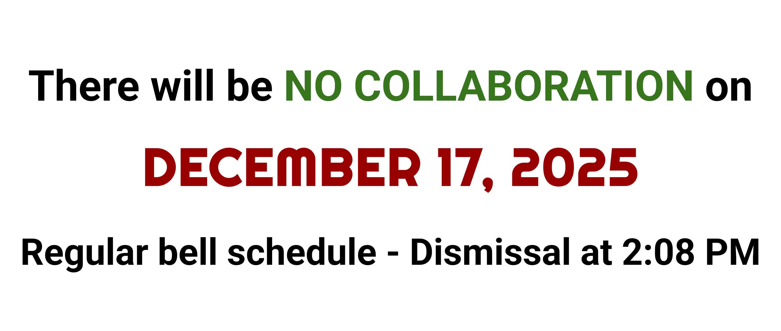 No Collaboration